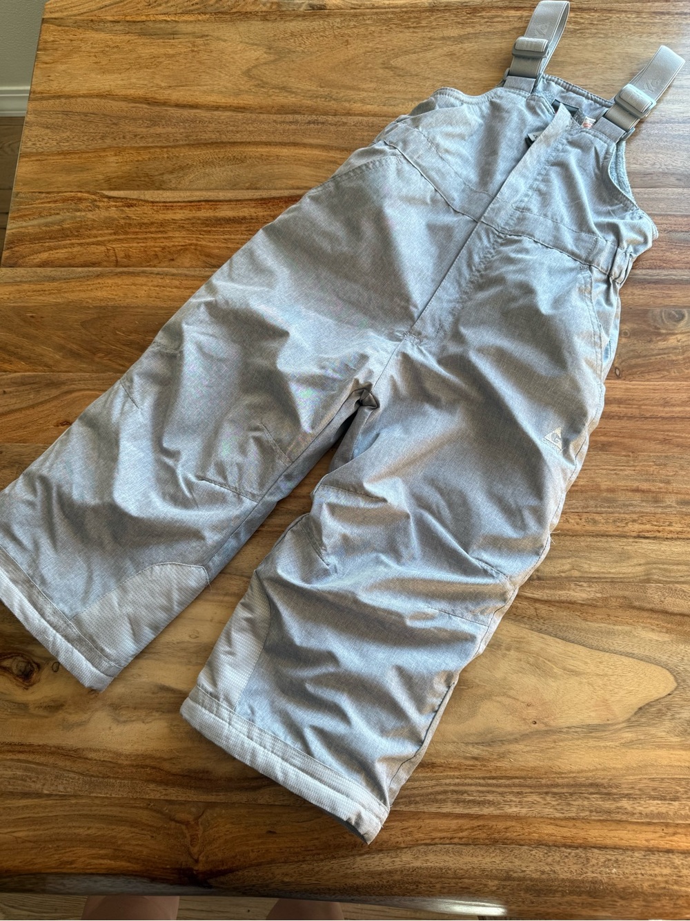 Gerry Kids Light Gray Insulated Snow Overalls